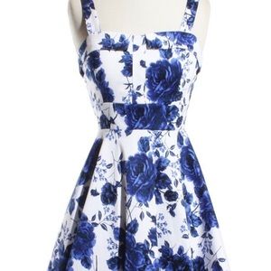 IXA Blue Belle Floral Dress